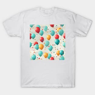 Happy Birthday Party Celebration Pattern 7 T-Shirt